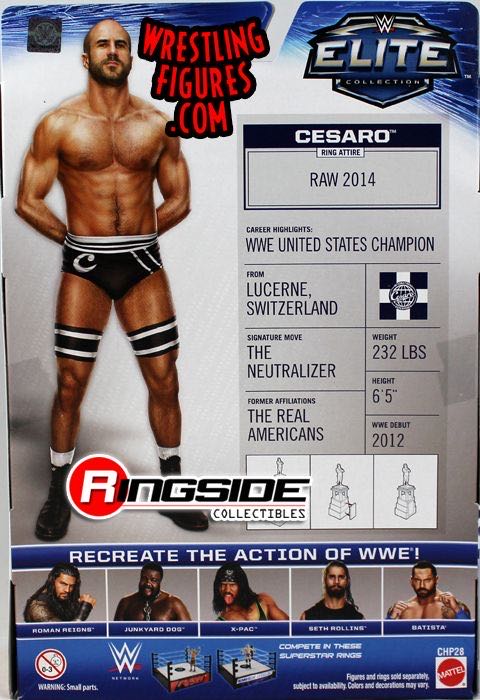 Cesaro - Mattel Wwe (WWE Elite Collection 33) action figure collectible - Main Image 4