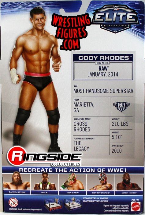 Cody Rhodes - Mattel Wwe (WWE Elite Collection 32) action figure collectible - Main Image 4