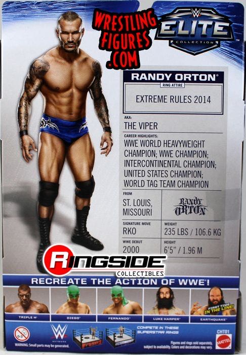 Randy Orton - Mattel Wwe (WWE Elite Collection 35) action figure collectible - Main Image 4