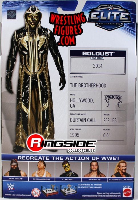 Goldust - Mattel Wwe (WWE Elite Collection 36) action figure collectible - Main Image 4