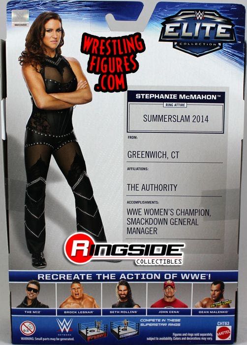 Stephanie McMahon - Mattel Wwe (WWE Elite Collection 37) action figure collectible - Main Image 3