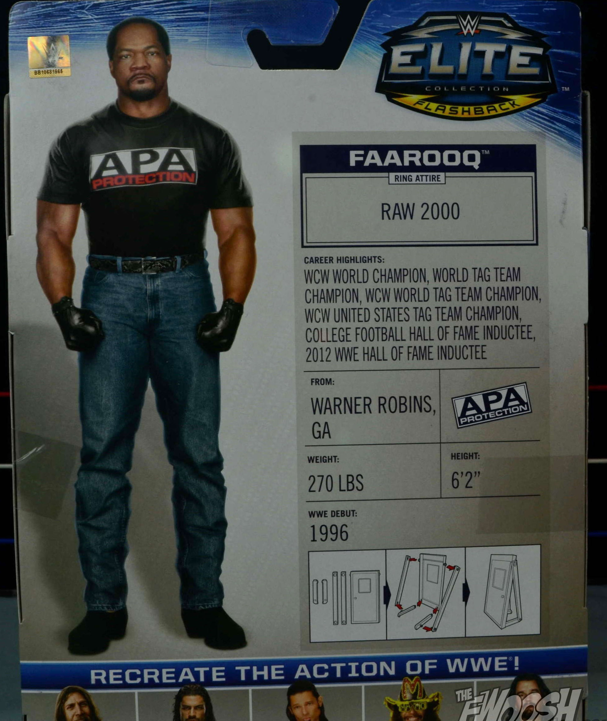 Faarooq - Mattel Wwe (WWE Elite Collection 38) action figure collectible - Main Image 4