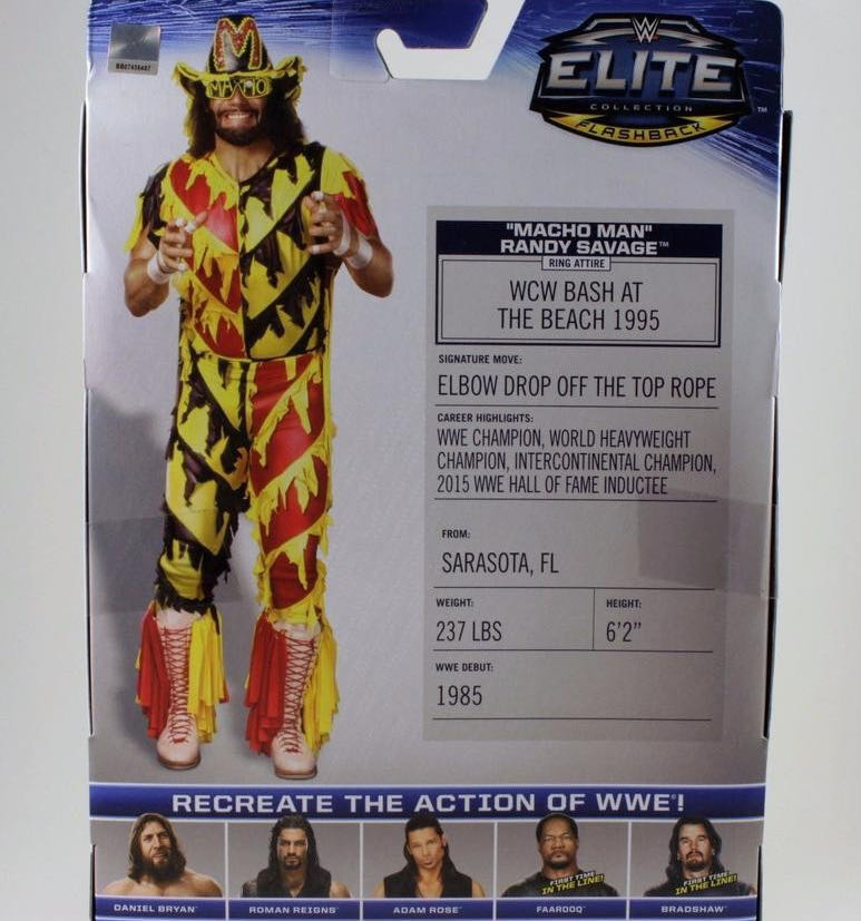 “Macho Man” Randy Savage - Mattel WWE (WWE Elite Collection 38) action figure collectible - Main Image 4