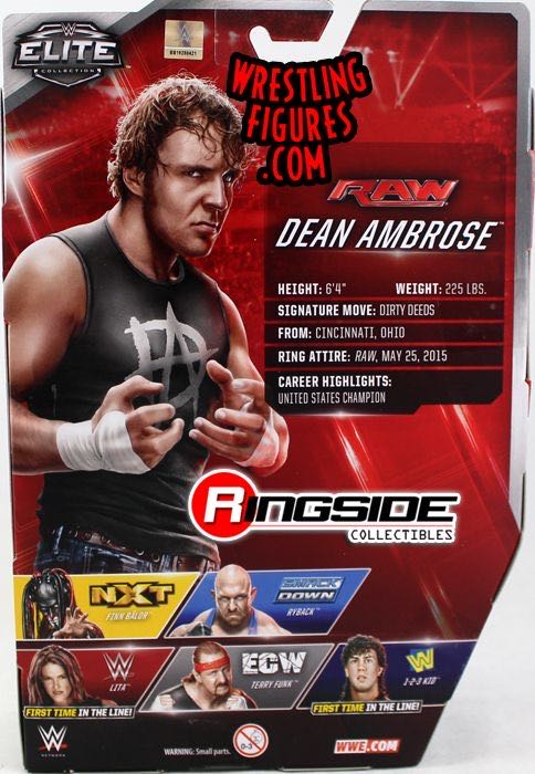Dean Ambrose - Mattel Wwe (WWE Elite Collection 41) action figure collectible - Main Image 4