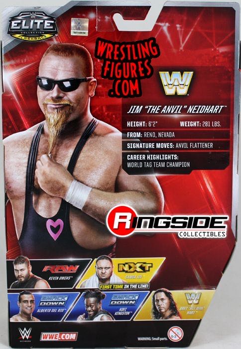 Jim “The Anvil” Neidhart - Mattel (Mattel Elite Collection) action figure collectible - Main Image 4