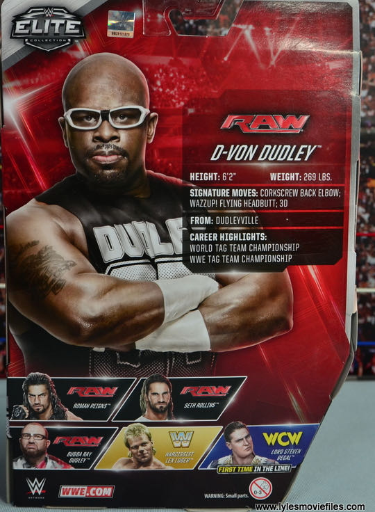 D-Von Dudley - Mattel Wwe (WWE Elite Collection 45) action figure collectible - Main Image 4