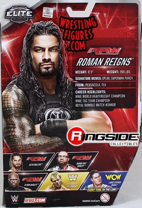 Roman Reigns - Mattel Wwe (WWE Elite Collection 45) action figure collectible - Main Image 4