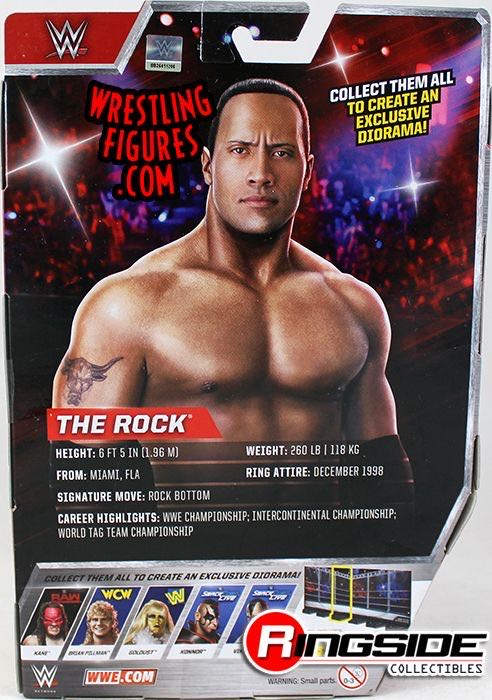 The Rock - Mattel Wwe (WWE Collection 47 B) action figure collectible - Main Image 4