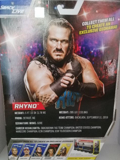Rhyno - Mattel Wwe (WWE Elite Collection 50) action figure collectible - Main Image 4