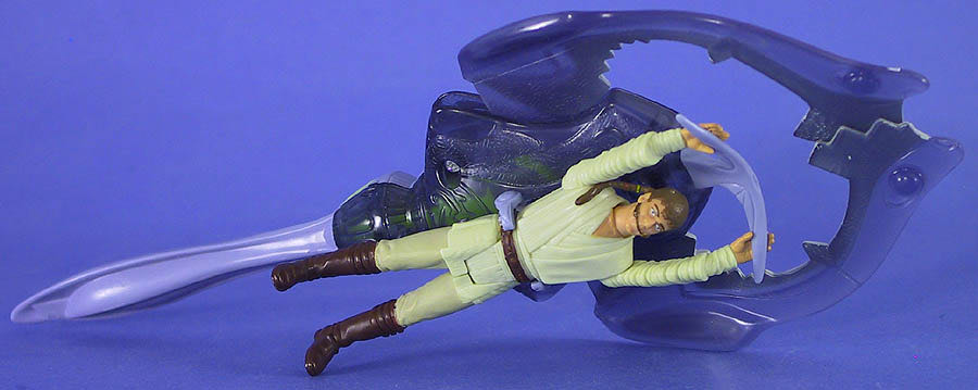 Obi-Wan Kenobi (Gungan Scout Sub) - Hasbro (1999-2000 Episode I) action figure collectible [Barcode 076930843970] - Main Image 4