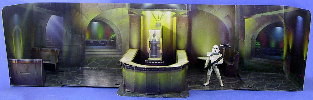 Cantina at Mos Eisley with Sandtrooper & Patrol Droid - Hasbro (Star Wars: The Power of the Force) action figure collectible [Barcode 076281840635] - Main Image 4