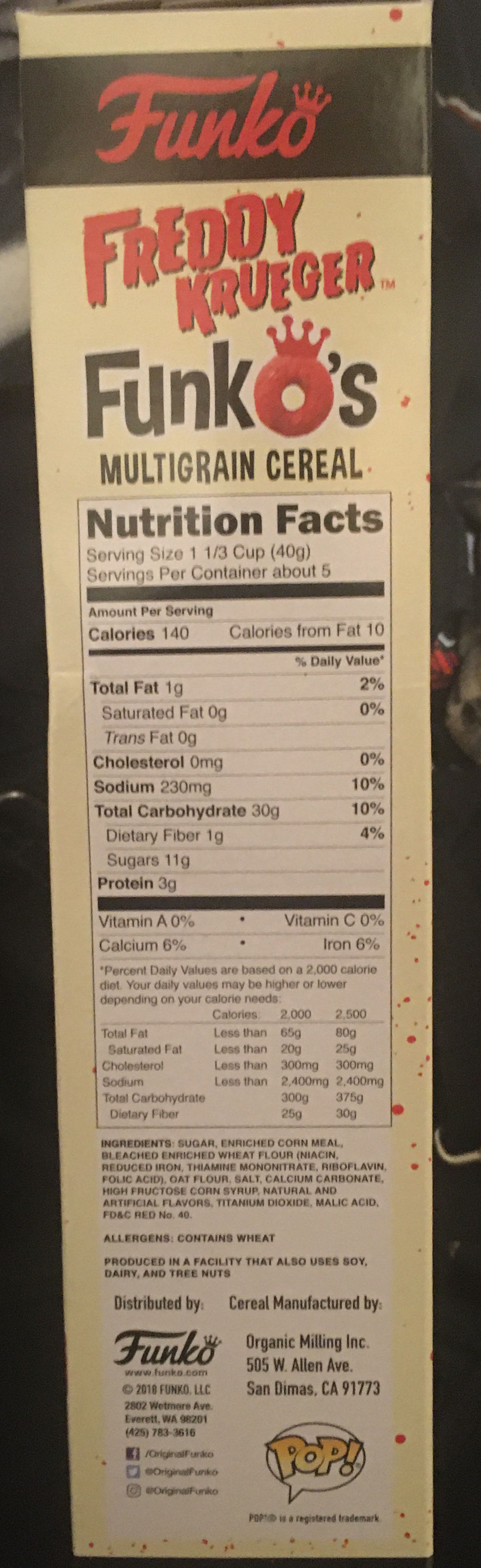 Funko’s - Funko Funko’s Cereals (Multigrain Cereal) action figure collectible [Barcode 889698352000] - Main Image 4
