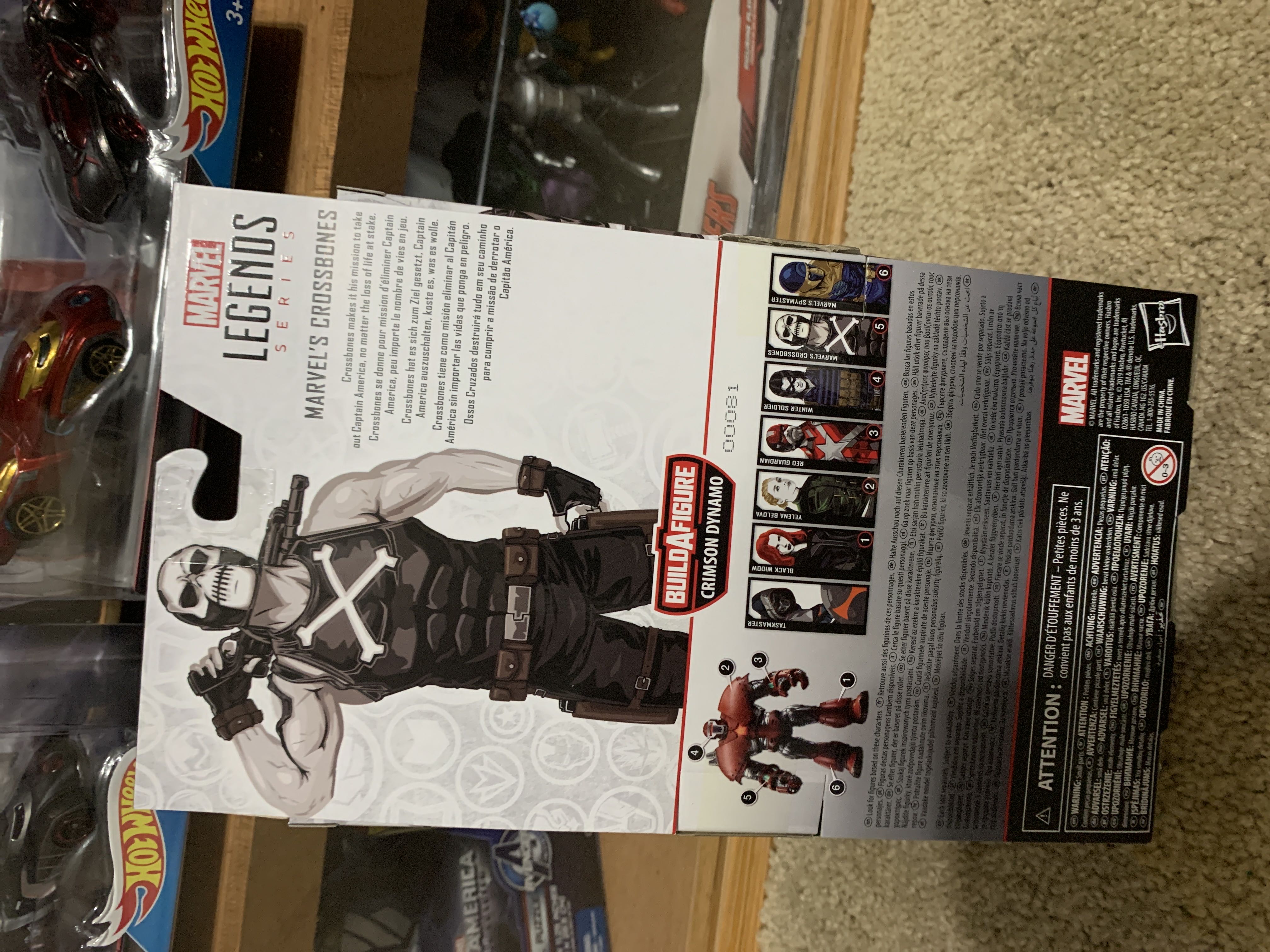 Crossbones•BAF Crimson Dynamo - Hasbro (Marvel Legends Series) action figure collectible [Barcode 5010993672769] - Main Image 2