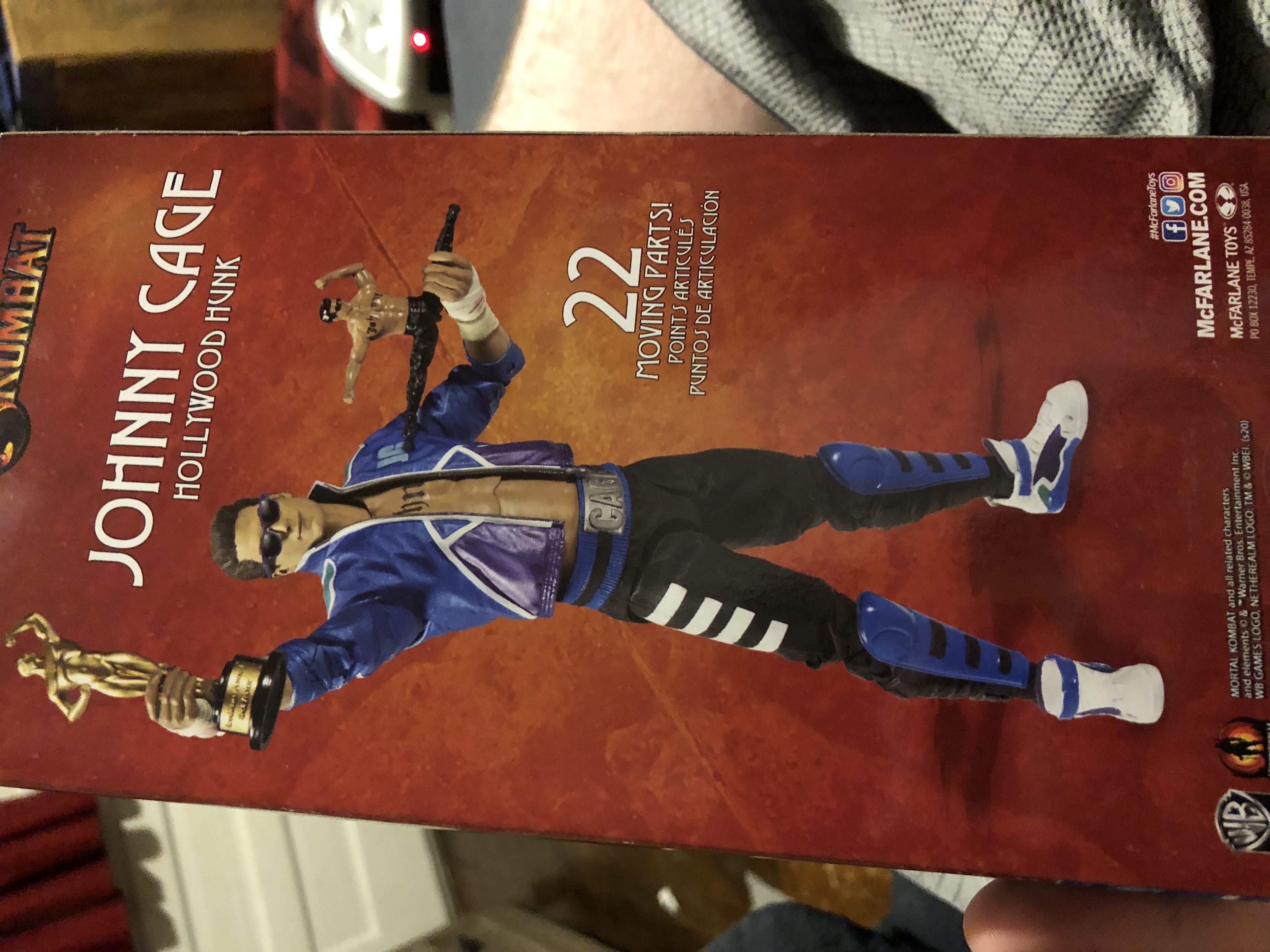 Mcfarlane Toys Mortal Kombat- Johnny Cage Hollywood Hunk - McFarlane Toys (Mortal Kombat) action figure collectible [Barcode 787926110067] - Main Image 2