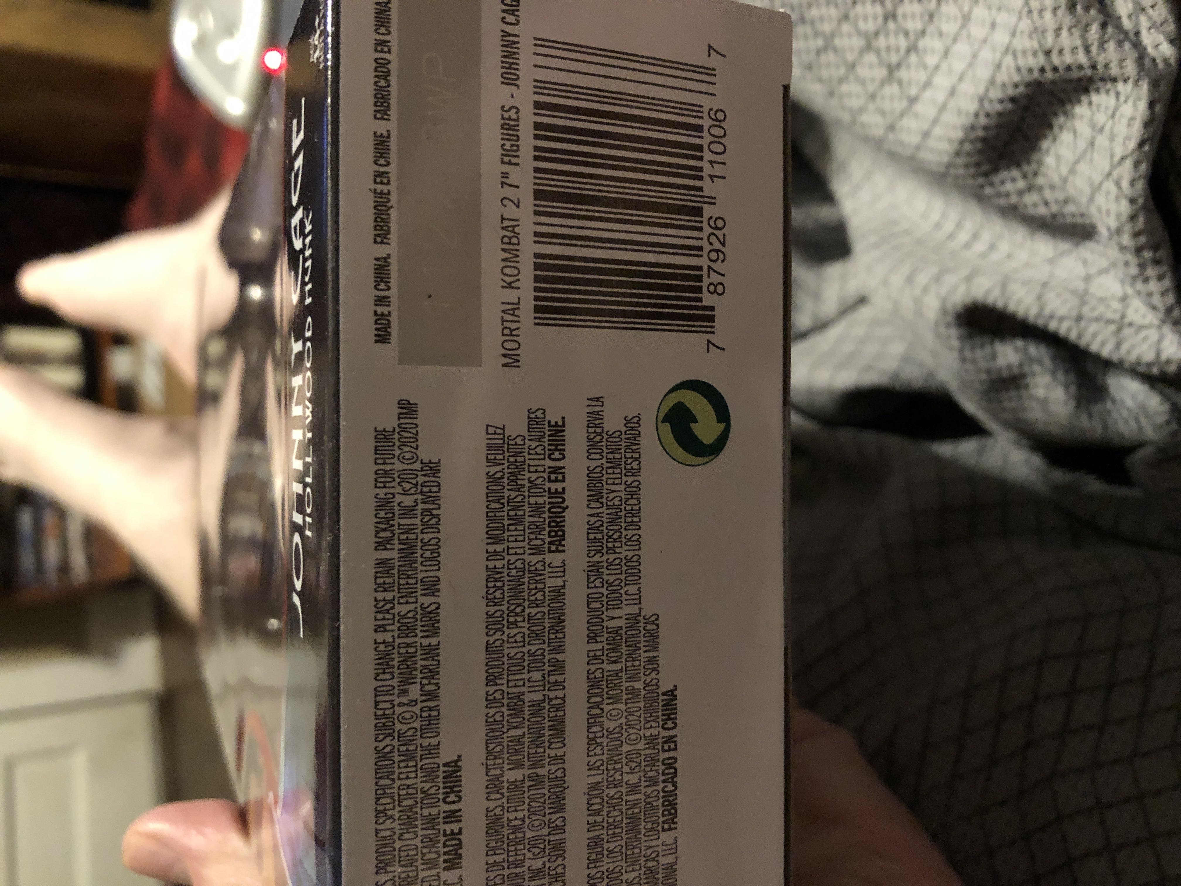 Mcfarlane Toys Mortal Kombat- Johnny Cage Hollywood Hunk - McFarlane Toys (Mortal Kombat) action figure collectible [Barcode 787926110067] - Main Image 3