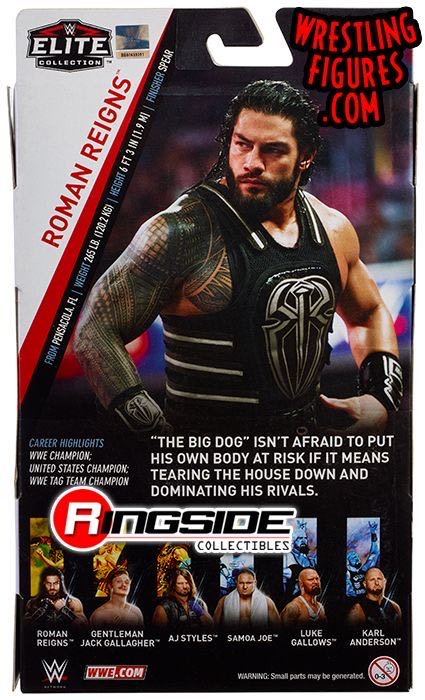 Roman Reigns - Mattel Wwe (WWE Elite Collection 56) action figure collectible - Main Image 4