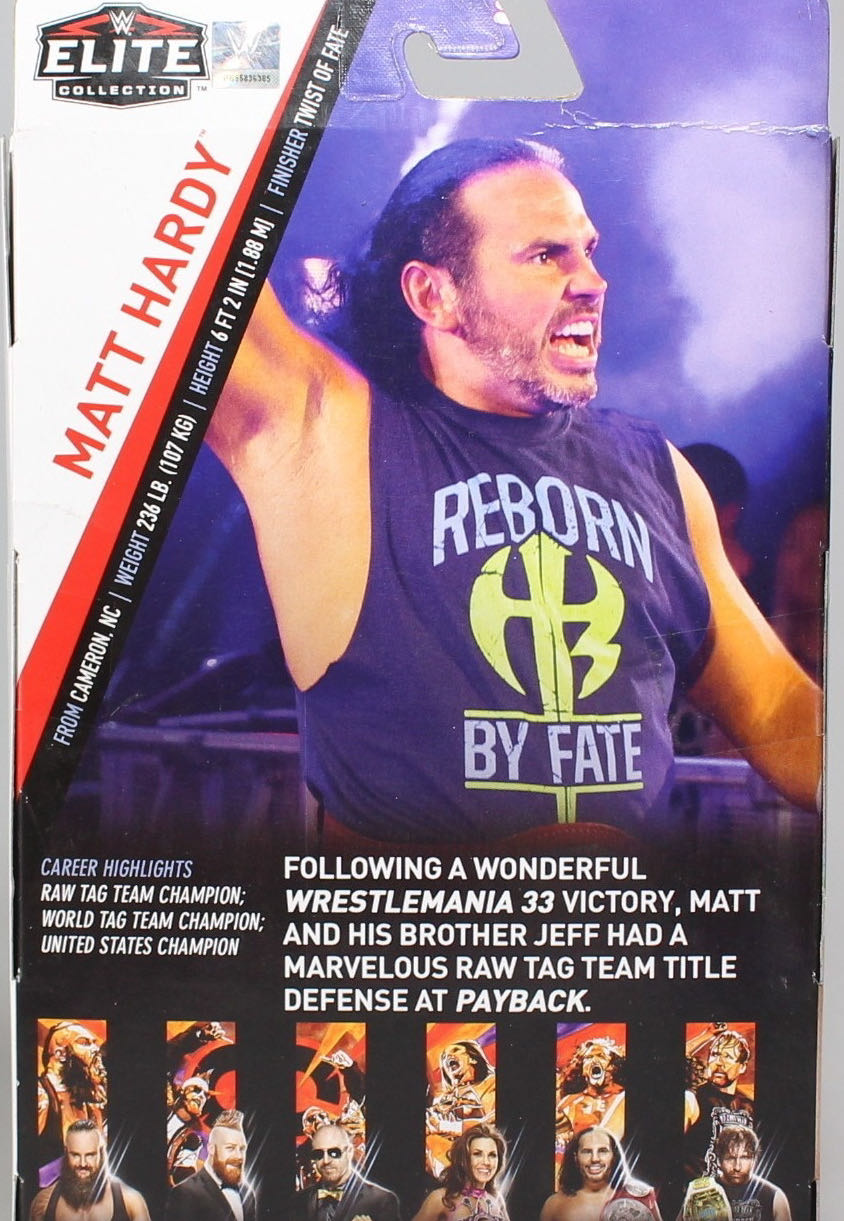 Matt Hardy - Mattel Wwe (WWE Elite Collection 58) action figure collectible - Main Image 4