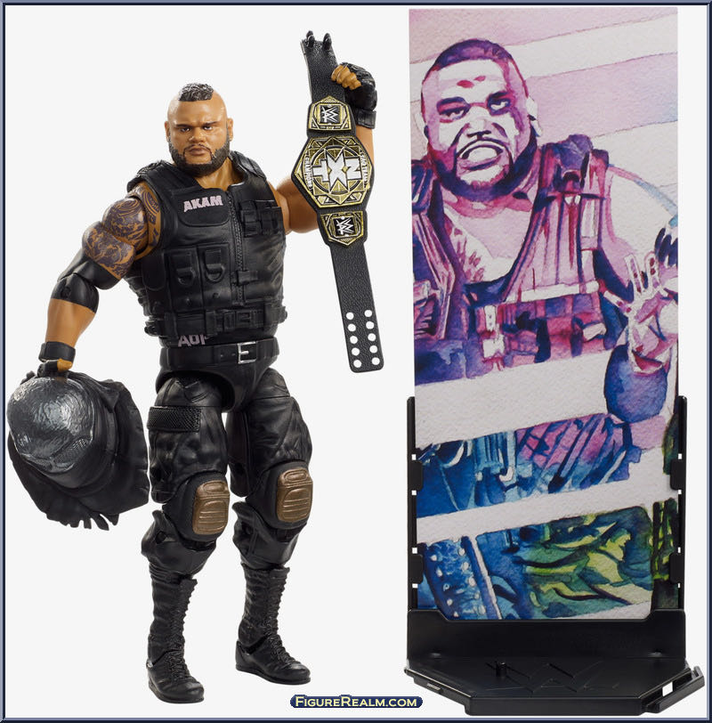 Akam - Elite Series 62 - Mattel Wwe (Wwe Elite) action figure collectible - Main Image 3