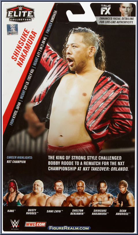 Shinsuke Nakamura - Mattel Wwe (WWE Elite Collection 63) action figure collectible - Main Image 4