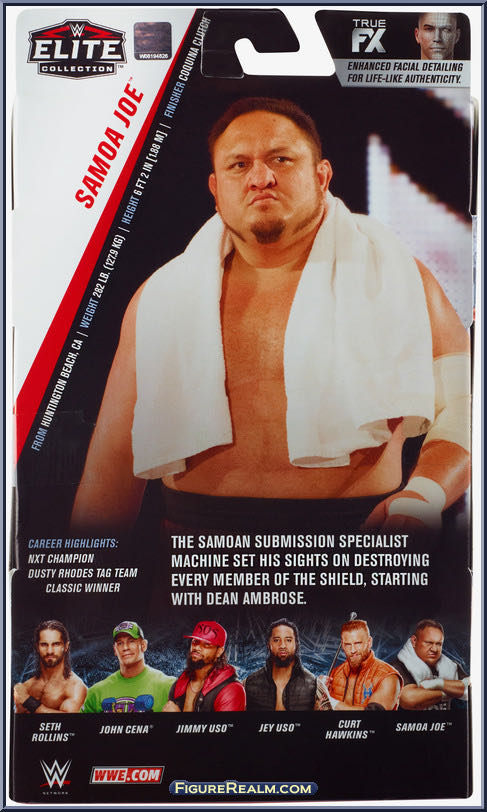 Samoa Joe - Mattel Wwe (WWE Elite Collection 64) action figure collectible - Main Image 4