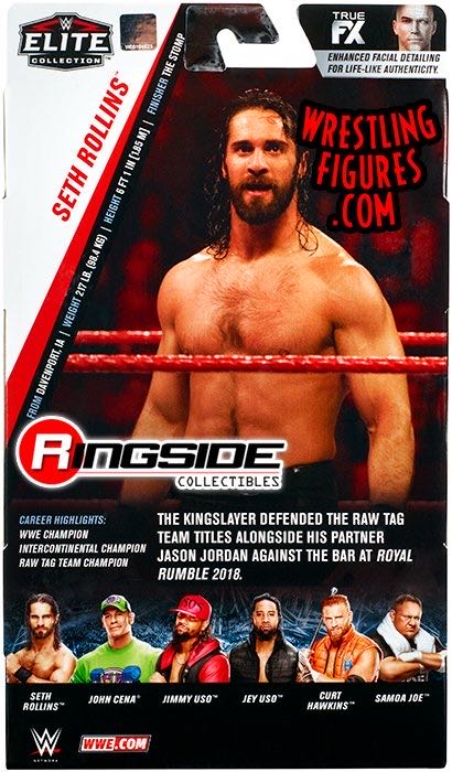 Seth Rollins - Mattel Wwe (WWE Elite Collection 64) action figure collectible - Main Image 4
