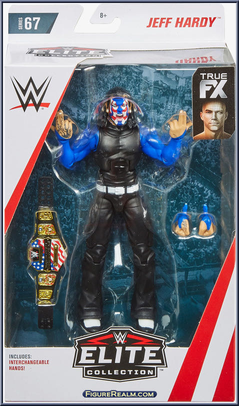 Jeff Hardy - Mattel Wwe (WWE Elite Collection 67) action figure collectible - Main Image 1