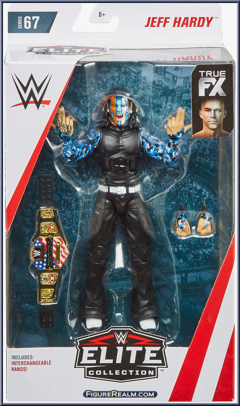 Jeff Hardy - Mattel Wwe (WWE Elite Collection 67) action figure collectible - Main Image 3
