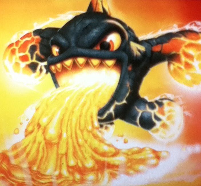 Eruptor Volcanit (Dark) - Activision (Skylanders: Swap Force) action figure collectible - Main Image 2