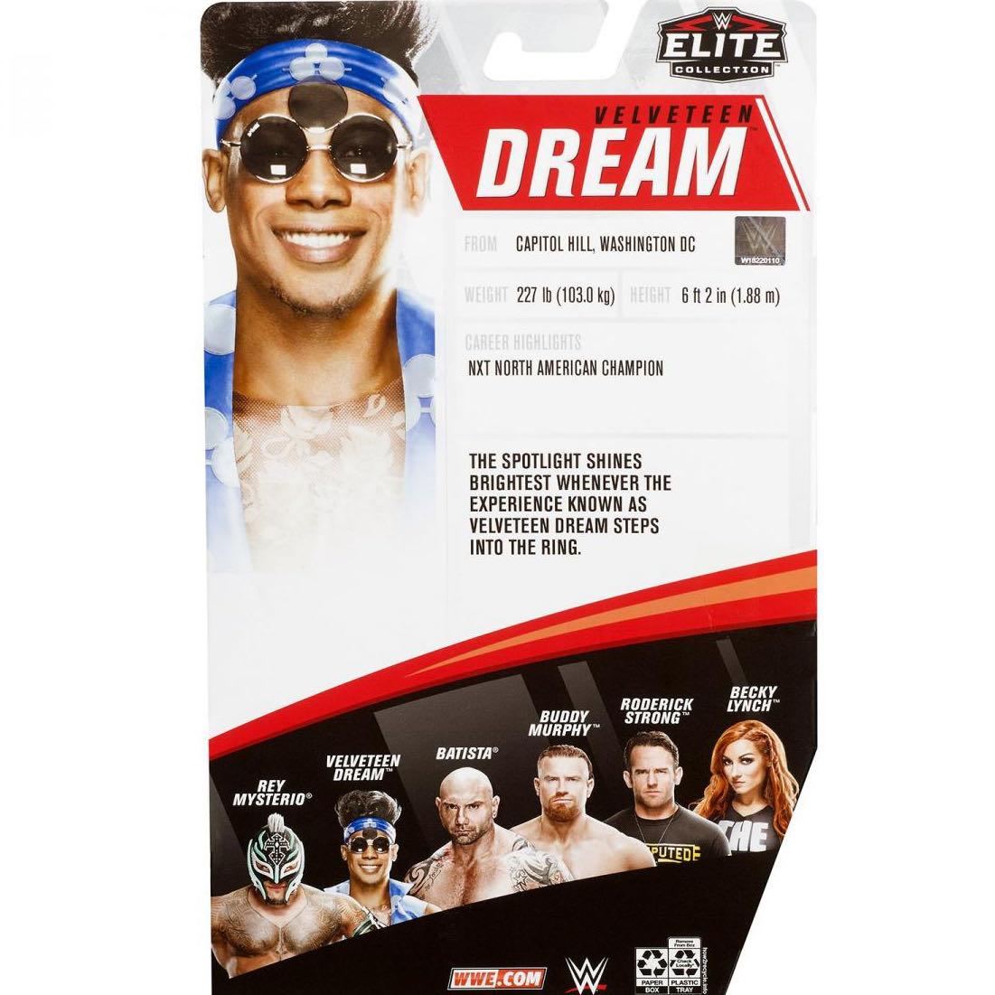 Velveteen Dream - Mattel Wwe (WWE Elite Collection 72) action figure collectible - Main Image 4