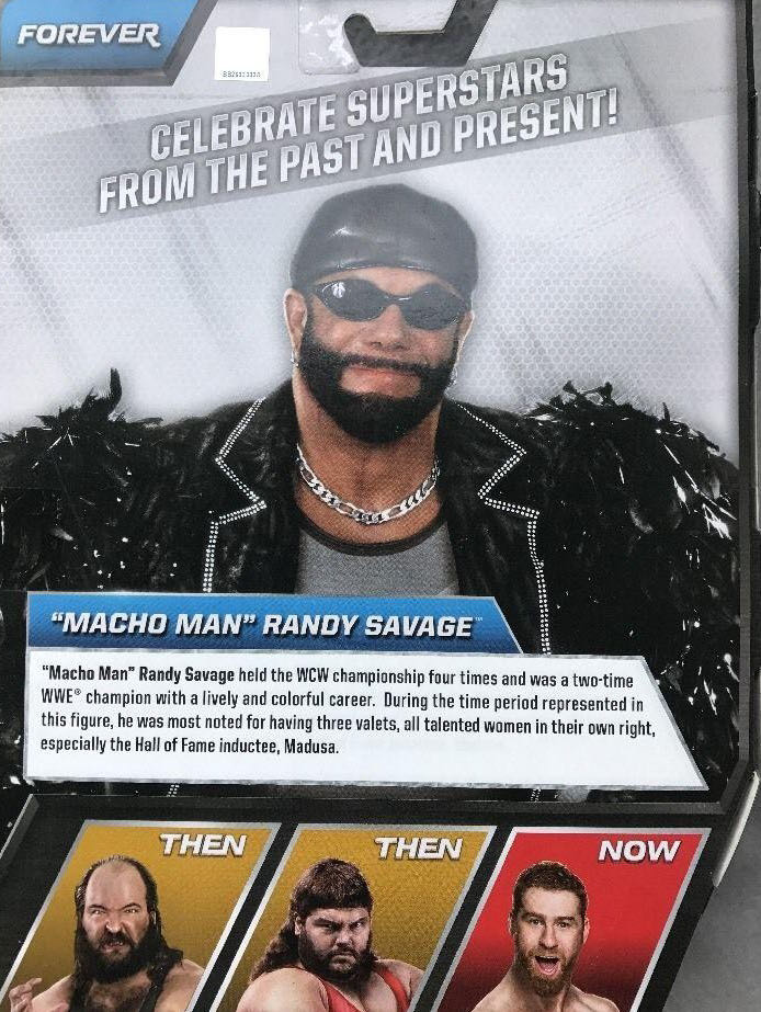 “Macho Man” Randy Savage - Mattel WWE (WWE Then, Now, Forever Series #2) action figure collectible - Main Image 4