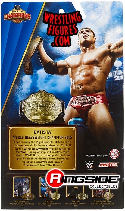 Batista  - Mattel Wwe (WWE Hall of Champions Series 4) action figure collectible - Main Image 4