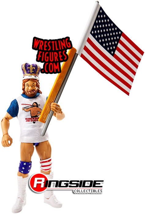 Hacksaw Jim Duggan - Mattel Wwe (WWE Retrofest) action figure collectible - Main Image 2