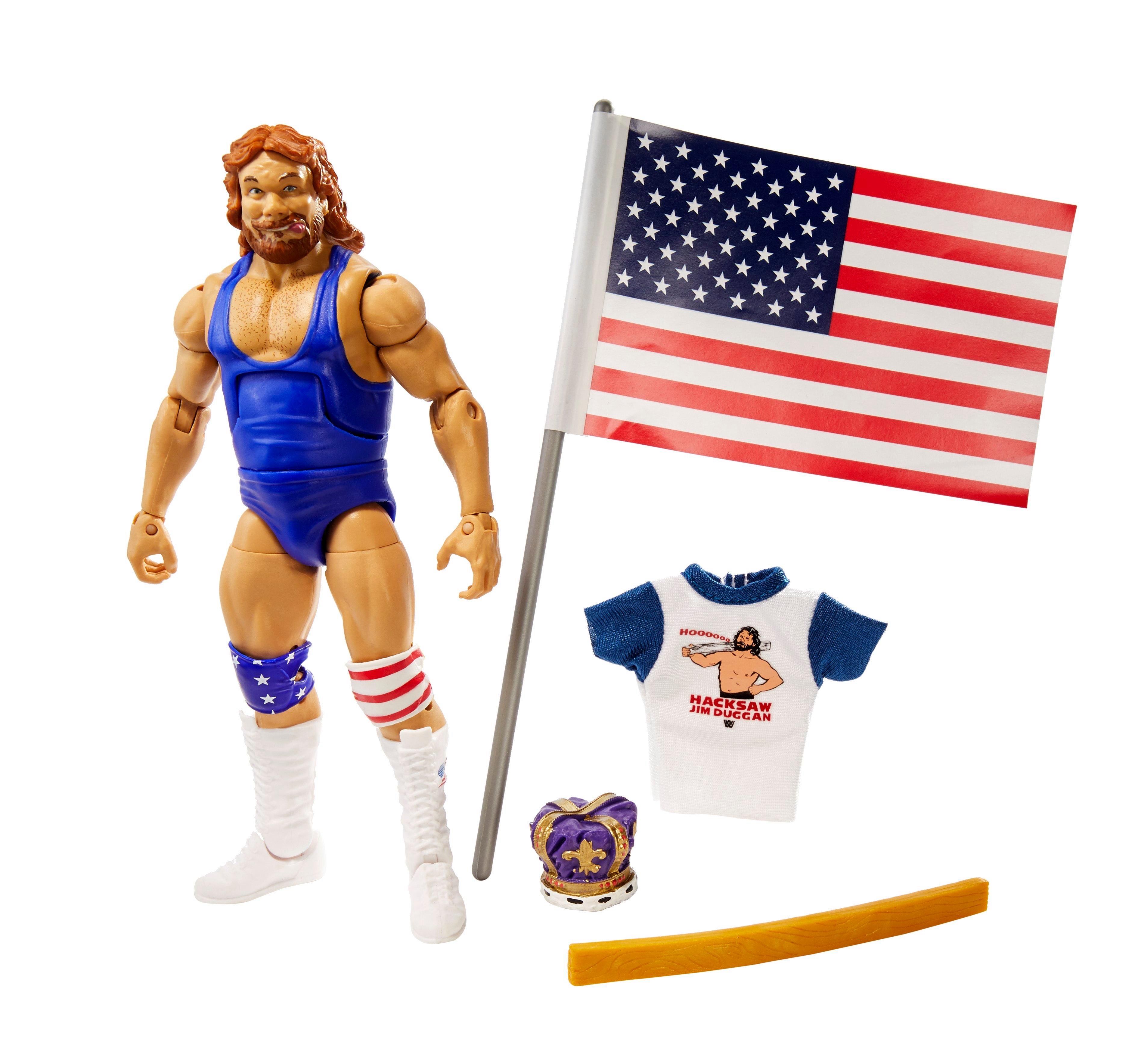 Hacksaw Jim Duggan - Mattel Wwe (WWE Retrofest) action figure collectible - Main Image 3