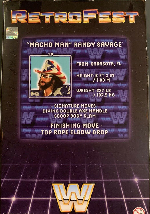 “Macho Man” Randy Savage - Mattel WWE (WWE Retrofest) action figure collectible - Main Image 4