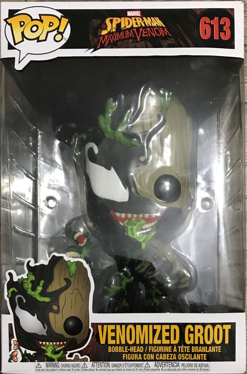 #613 Venomized Groot   (Funko Pops) action figure collectible [Barcode 889698468664] - Main Image 2