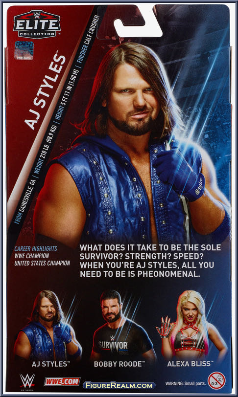 AJ Styles - Mattel WWE (WWE Survivor Series) action figure collectible - Main Image 4