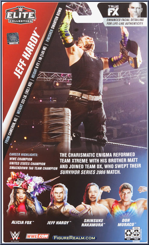 Jeff Hardy - Mattel Wwe (WWE Survivor Series) action figure collectible - Main Image 4