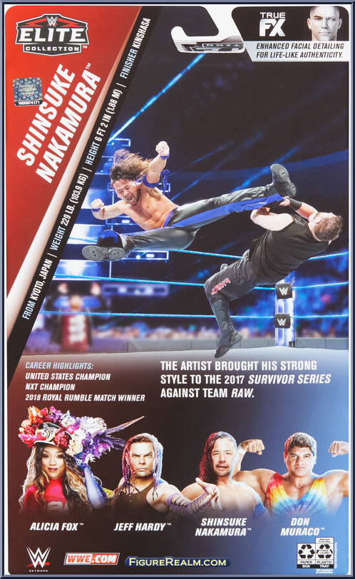 Shinsuke Nakamura - Mattel Wwe (WWE Survivor Series) action figure collectible - Main Image 4