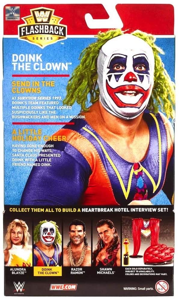 Doink The Clown - Mattel Wwe (WWE Flashback Series) action figure collectible - Main Image 4