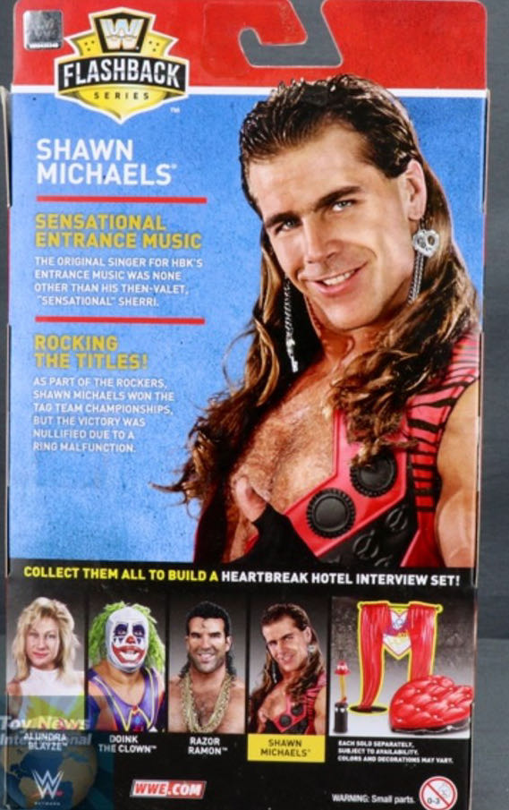 Shawn Michaels - Mattel Wwe (WWE Flashback Series) action figure collectible - Main Image 4