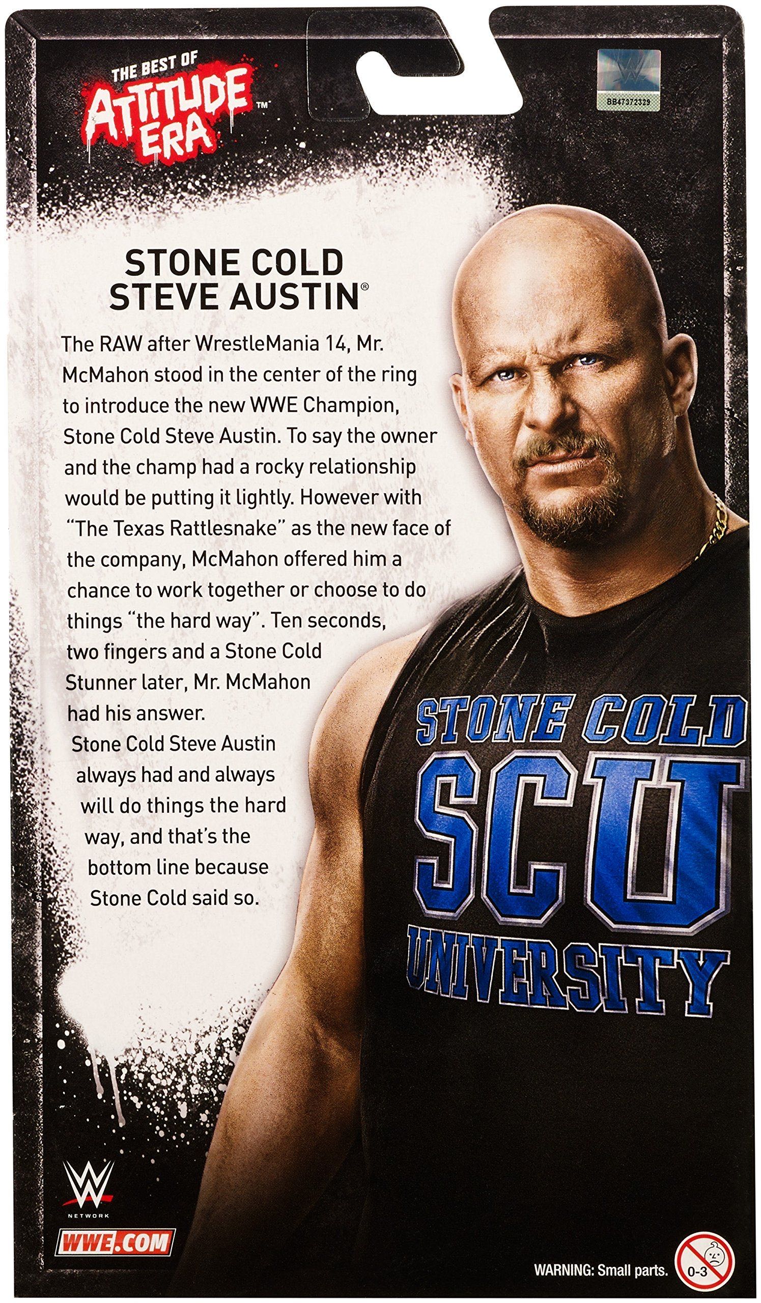 Stone Cold Steve Austin - Mattel Wwe (Best of Attitude Era) action figure collectible - Main Image 4