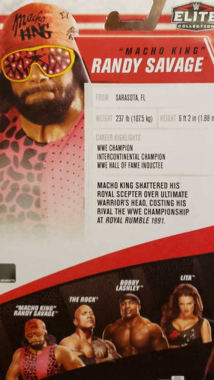 “Macho King” Randy Savage - Mattel WWE (Royal Rumble) action figure collectible - Main Image 4