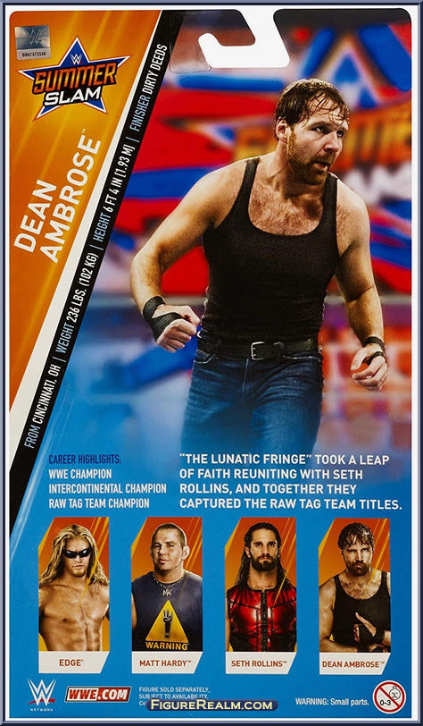 Dean Ambrose - Mattel Wwe (WWE Summer Slam) action figure collectible - Main Image 4