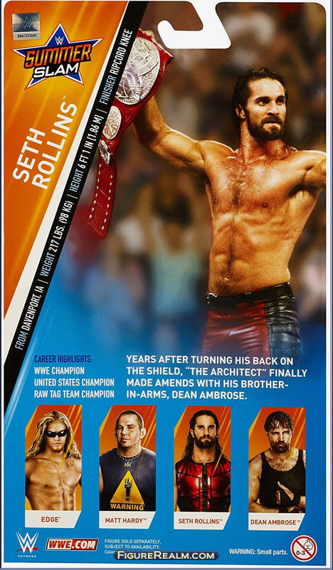 Seth Rollins - Mattel Wwe (WWE Summer Slam) action figure collectible - Main Image 4