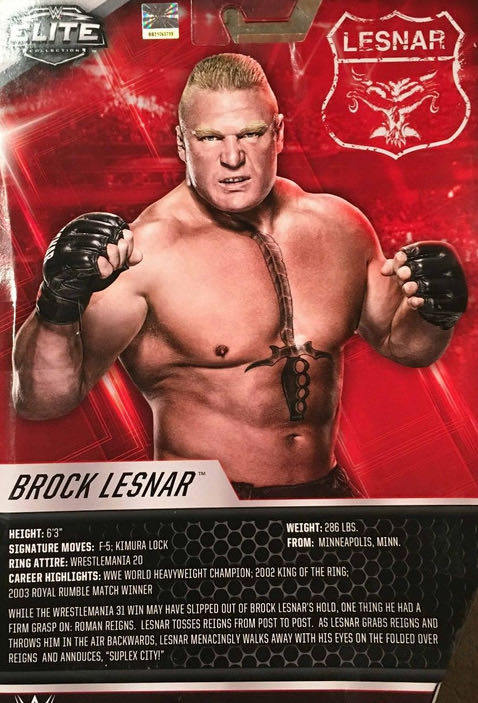 Brock Lesnar - Mattel Wwe (WWE Gamestop Exclusive) action figure collectible - Main Image 4