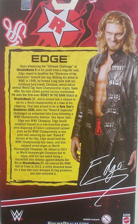 Edge - Mattel Wwe (Ringside Collectibles exclusive) action figure collectible - Main Image 4