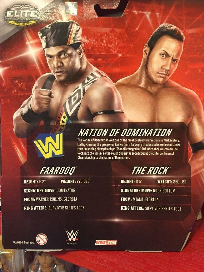 Faarooq & The Rock - Mattel Wwe (WWE Elite Collection 2-Pack) action figure collectible - Main Image 4