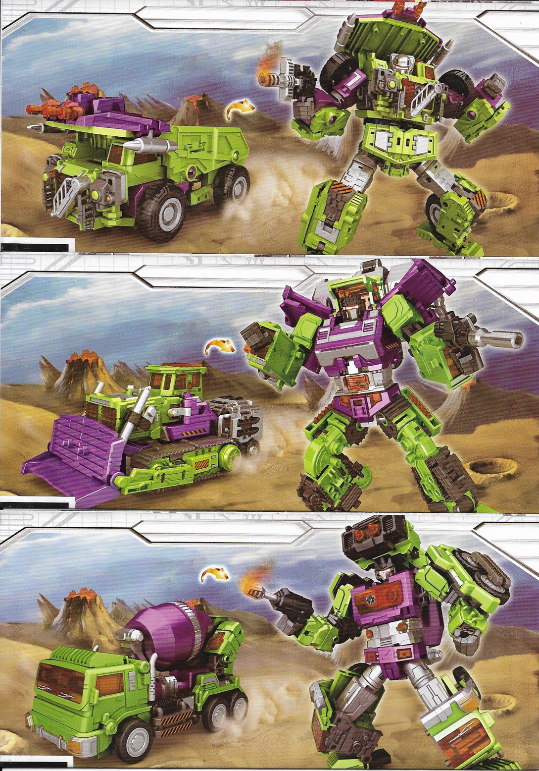 Transformers: Devastator - NBK (Transformers KO) action figure collectible - Main Image 2