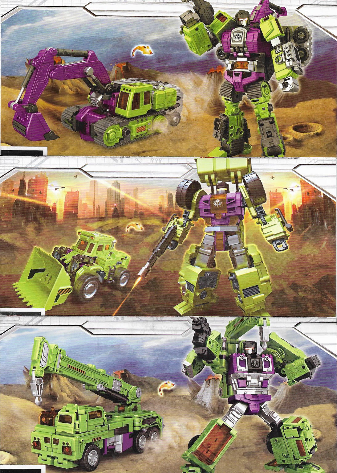 Transformers: Devastator - NBK (Transformers KO) action figure collectible - Main Image 3