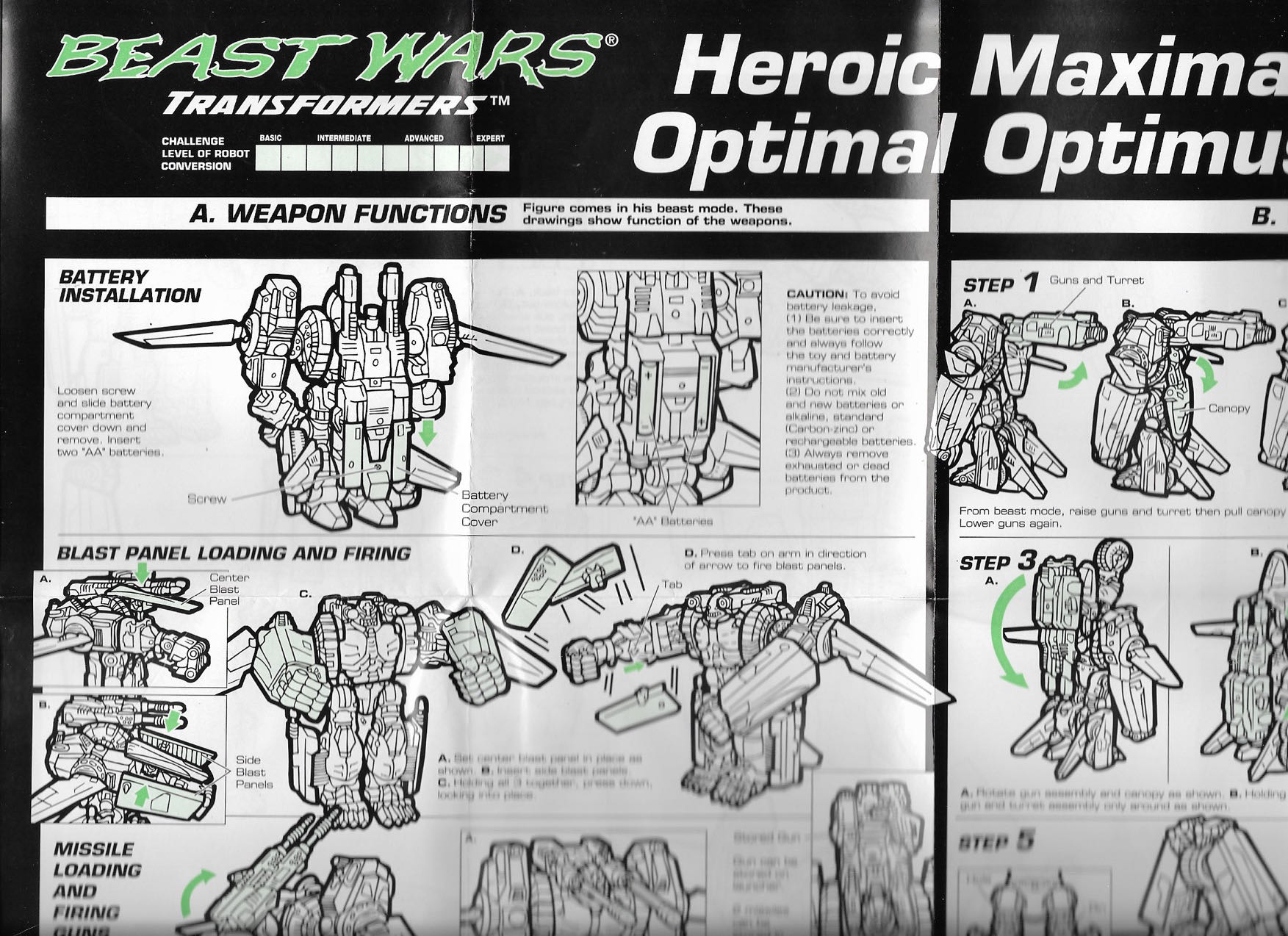 Transformers: Optimus Primal - Hasbro / Kenner (Transformers Beast Wars : Transmetals 2) action figure collectible - Main Image 3